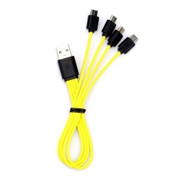 Cable USB micro USB 4 en 1