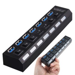 USB 3.0 hub 7 puertos