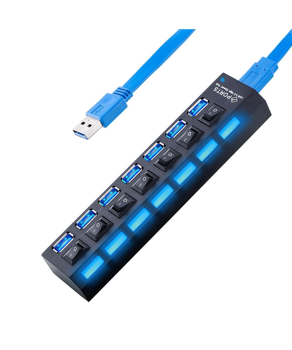 USB 3.0 hub 7 puertos