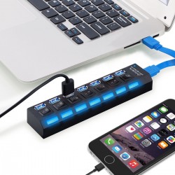 USB 3.0 hub 7 puertos