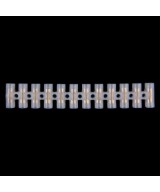 Borneras de doble fila 12 posiciones