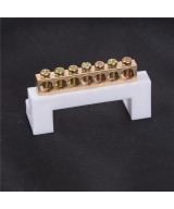 Bornera de 7 posiciones con base