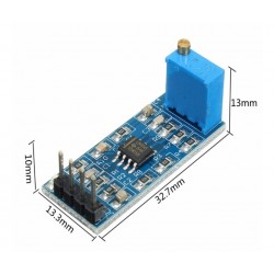 Amplificador LM358 100 veces