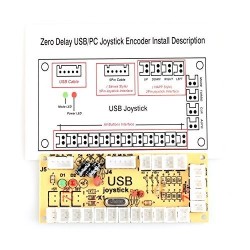 Control arcade DIY botones rojos