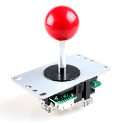 Control arcade DIY botones rojos