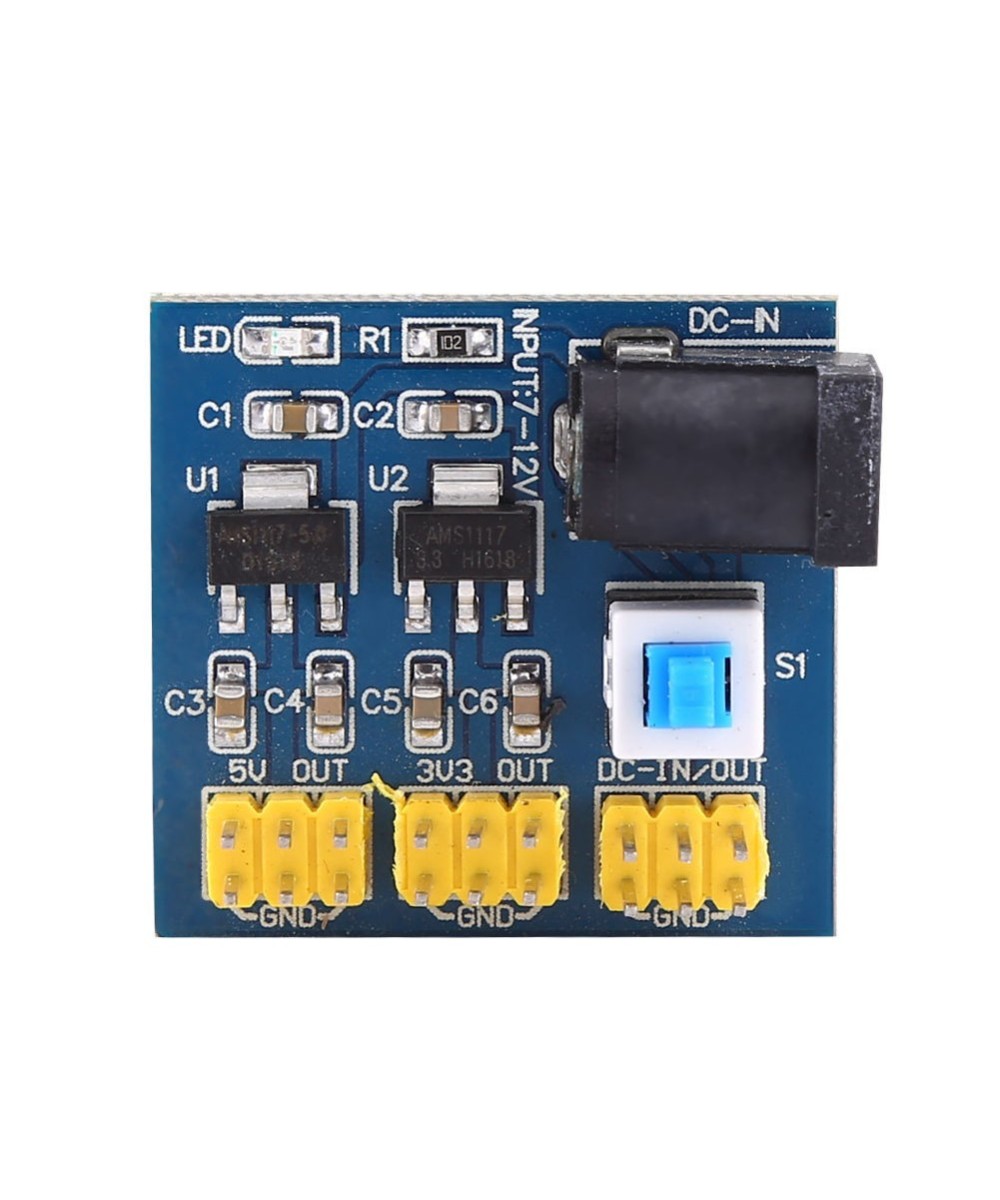 Conversor de voltaje 12 a 5 y 3.3V