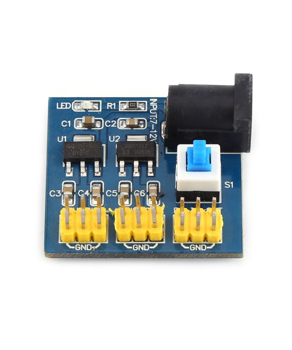 Conversor de voltaje 12 a 5 y 3.3V