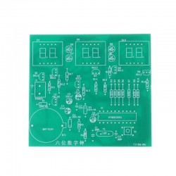 Reloj de 6 digitos DIY AT89C2051