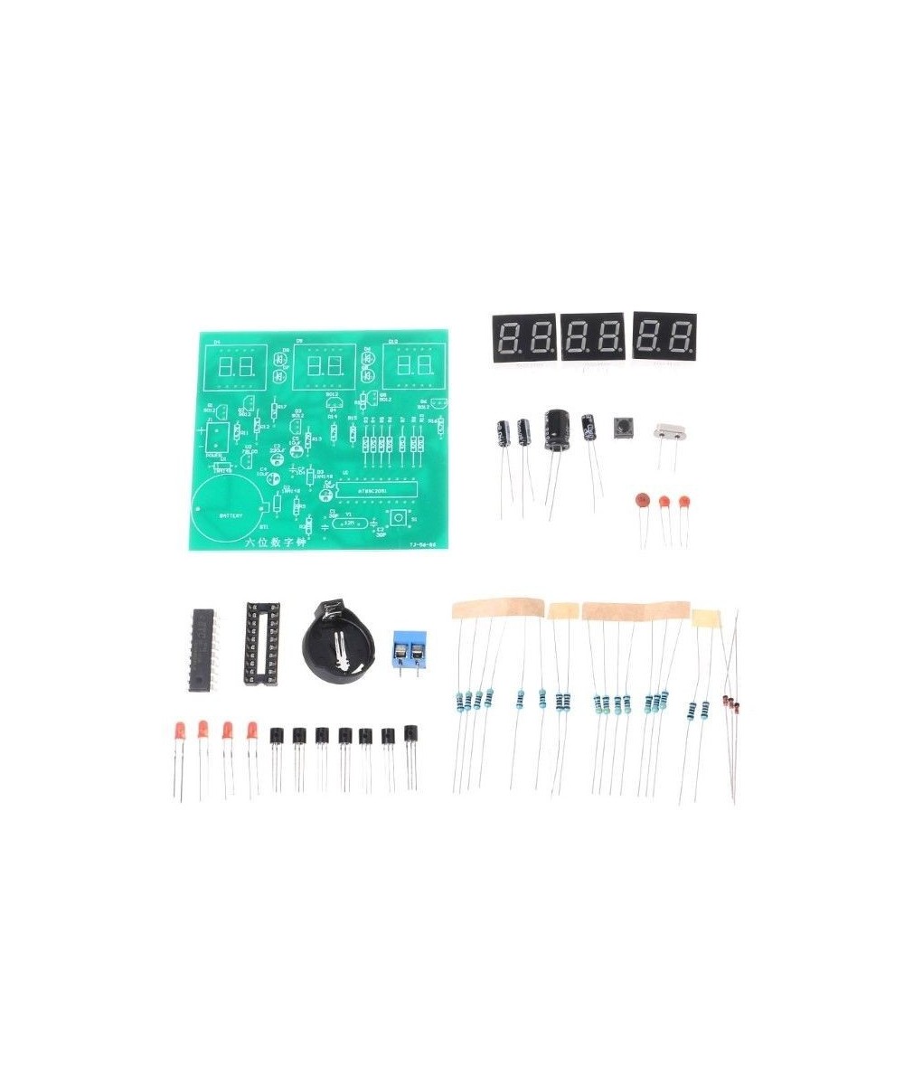 Reloj de 6 digitos DIY AT89C2051