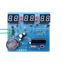 Reloj de 6 digitos DIY AT89C2051